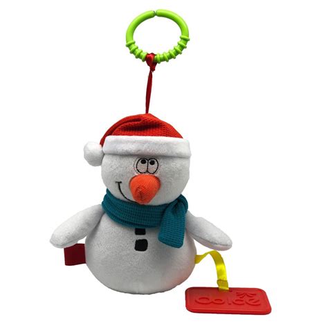 Dolce Snowman Plush Interactive Stuffed Animal Stroller Plush Toy - Walmart.com - Walmart.com