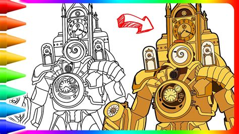 How to Draw Titan Clock Man - Skibidi toilet Multiverse - YouTube