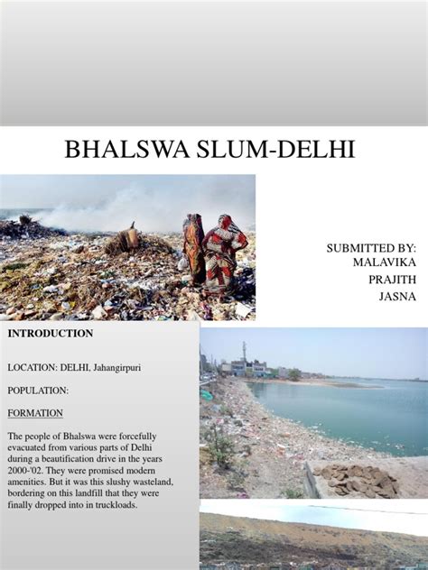 Bhalswa Slum Delhi