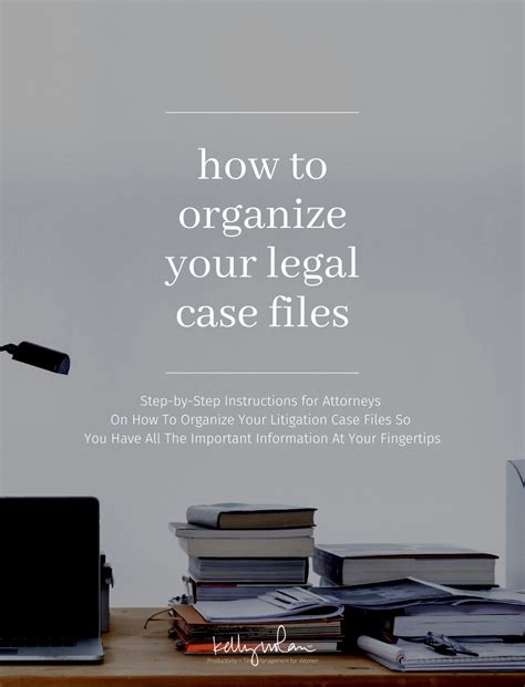 How to Organize a Legal Case File