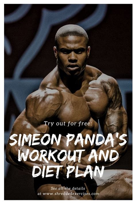 This Is Diet And Training Plan From Simeon Panda Simeon | PrintableDietPlan.com