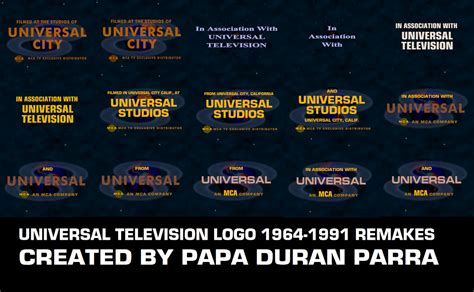 Universal Television logo 1964-1991 remakes by ezequieljairo on DeviantArt