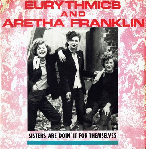 Eurythmics And Aretha Franklin – Sisters Are Doin' It For Themselves (1985, Pink "Smokers ...