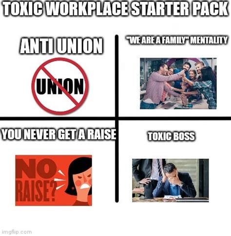 Working in a toxic workplace starter pack : r/memes