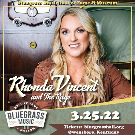 Rhonda Vincent & The Rage - Bluegrass Music Hall of Fame & Museum