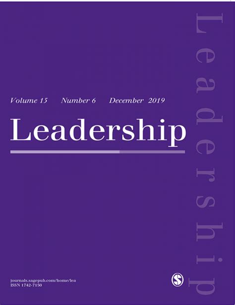 Buy Leadership Journal Subscription - SAGE Publications