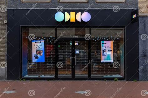 Odido logo sign at a shop. editorial image. Image of commercial - 304909210