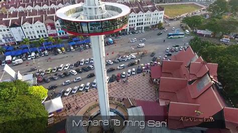 Menara Taming Sari, Melaka Drone Aerial View - YouTube