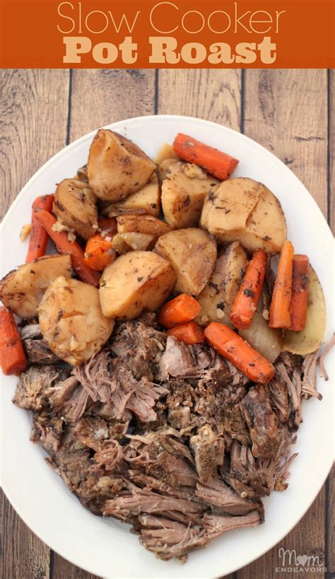 Slow Cooker Pot Roast with Vegetables