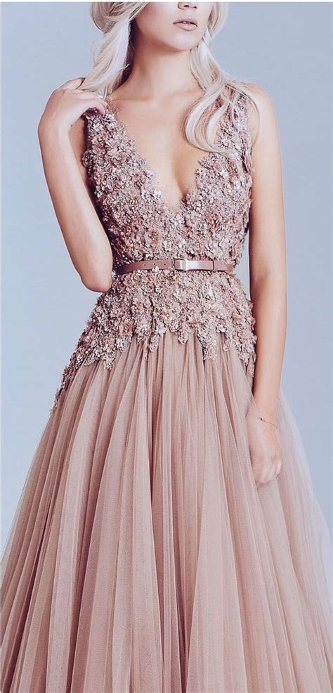 Dusky pink, Romantic Evening Dress | Dusky pink bridesmaid dresses, Pink wedding guest dresses ...