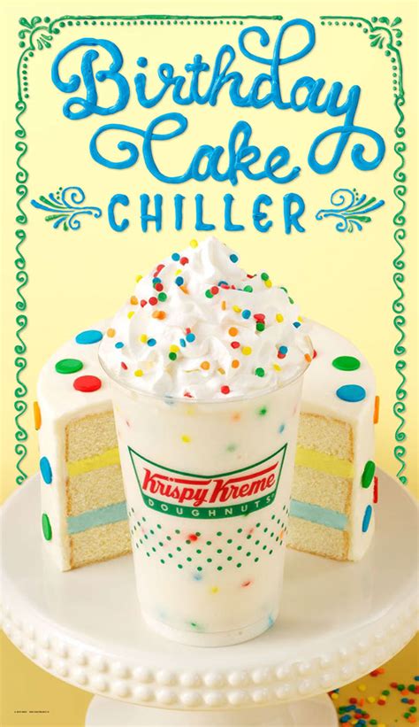 Krispy Kreme Birthday Cake Chiller on Behance