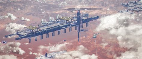 ArtStation - Star Citizen - Orison Shipyard Concepts, Chris Doretz Orison, Big Yard, Star ...