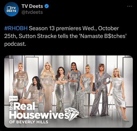 RHOBH S13 premieres Oct 25th, Sutton confirms : r/BravoRealHousewives