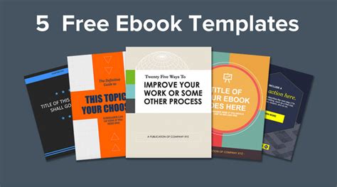 Free Download: 5 Ebook Templates