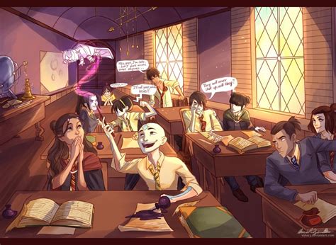 Avatar and Harry Potter crossover by Viria | Legend of Korra!!!! | Pinterest | Aang, Ravenclaw ...