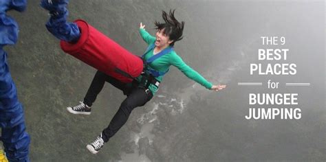 9 Best Places for Bungee Jumping Around the World | Bungee jumping, Adventure park, Places