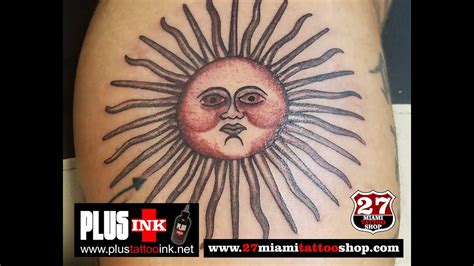 Tattooing LIVE !!!!!!!! SOL ARGENTINO TATTOO - YouTube