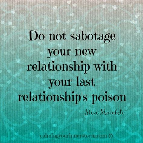 " What If "......: Do Not Sabotage Your New Relationship | New ...