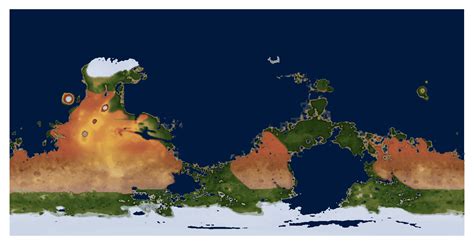 Seasons of terraformed Mars using climate models on NASA's elevation map : r/Astronomy