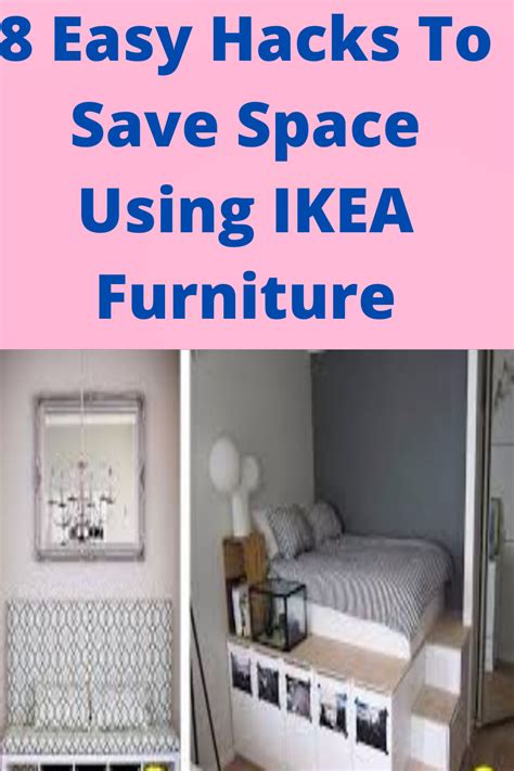 8 Easy Hacks To Save Space Using IKEA Furniture Easy Hacks, Diy Life Hacks, Hacks Diy, Ikea ...