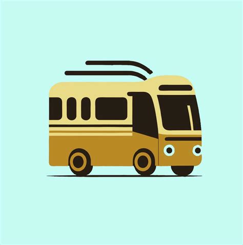 Bus icon set. bus vector icon, bus transport logo on yellow background 20643498 Vector Art at ...