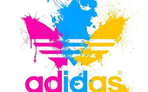 HD wallpaper: Adidas brand logo, studio shot, communication, black ...