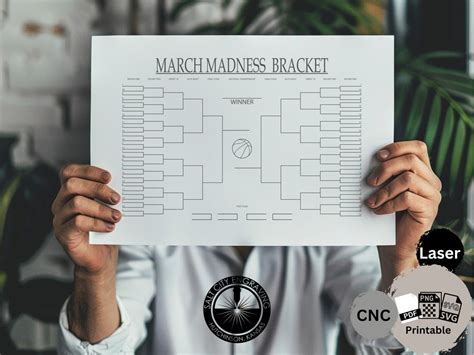 Printable March Madness Blank Bracket March Madness Tournament Bracket ...