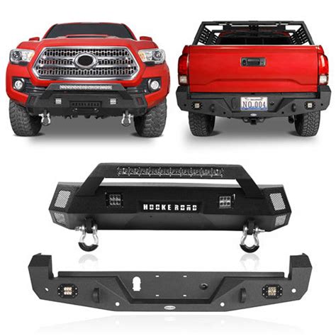 Front Bumper & Rear Bumper Combo for 2016-2023 Toyota Tacoma 3rd Gen – Ultralisk 4x4