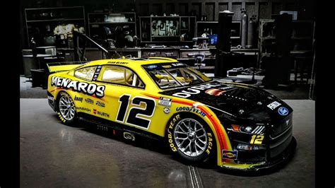 NEW 2023 Ford Mustang NASCAR Ryan Blaney Menards 1/24 Scale Model Build ...