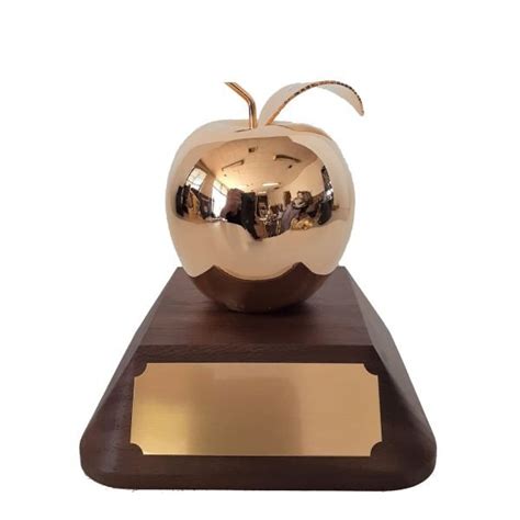 Golden apple award, 24 karat gold, the best one on the market