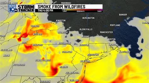 06/08/2023: Thick smoke shifts south | NEWS10 ABC