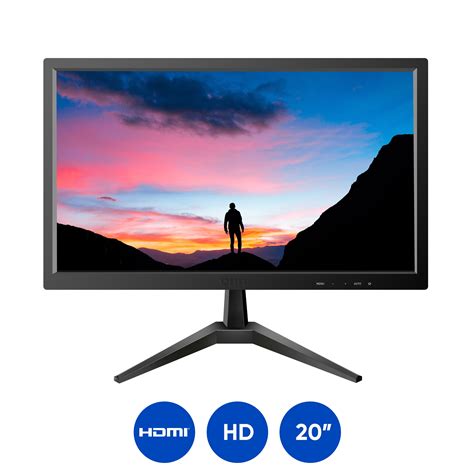 Onn 20" 1280 x 720 HDMI VGA 60hz 6.5ms LED Monitor - Walmart.com in 2020 | Monitor, Hdmi, Vga