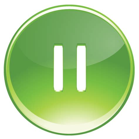 Green, pause icon - Free download on Iconfinder