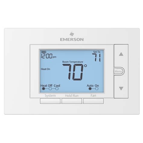 Emerson 7-Day Programmable Thermostat - Compatible with Hot Water, Heat ...