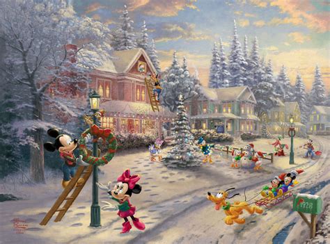 Can YOU Spot All the Disney Easter Eggs in the New Thomas Kinkade White Christmas Canvas? | the ...