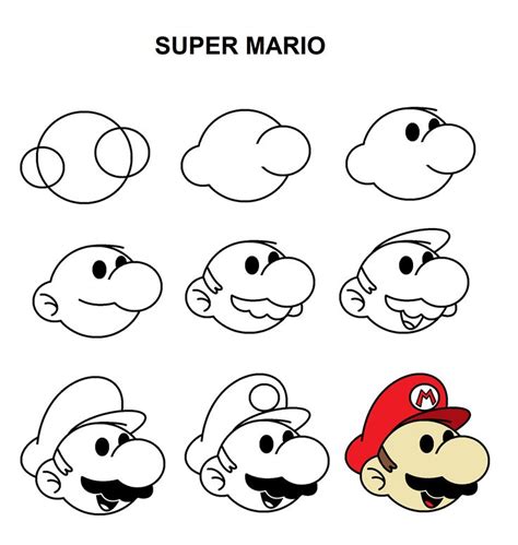 How to Draw Super Mario