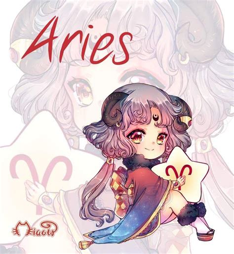 Magical Zodiac sign chibi aries by MIAOWx3 | Anime zodiac, Aries art ...