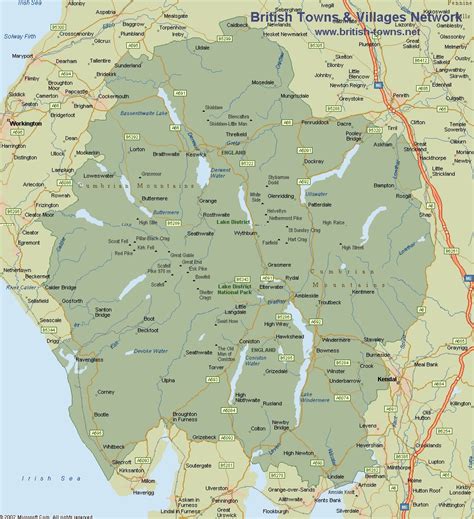 Lake District Map