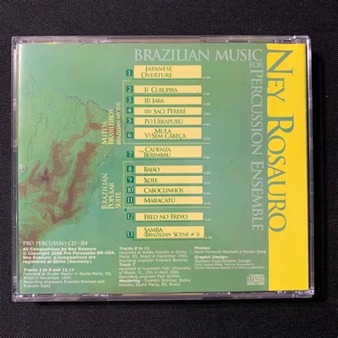 CD Ney Rosauro 'Brazilian Music For Percussion Ensemble' (2000) – The ...