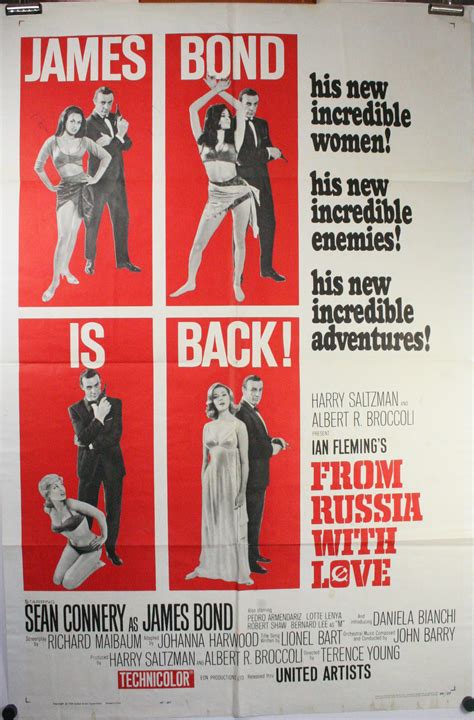 FROM RUSSIA WITH LOVE, Original VIntage James Bond Movie Poster – Original Vintage Movie Posters