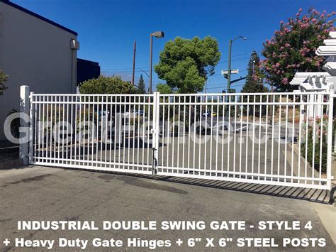 Double Aluminum Gates - Great Fence