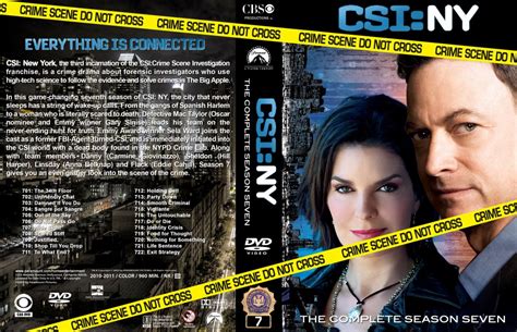 CSI: NY - Season 7 - TV DVD Custom Covers - CSI NY-S7 :: DVD Covers