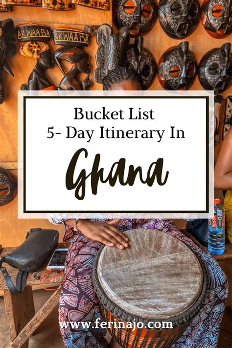 Ghana - The perfect 5 day Itinerary | Ghana travel, African travel, Ghana