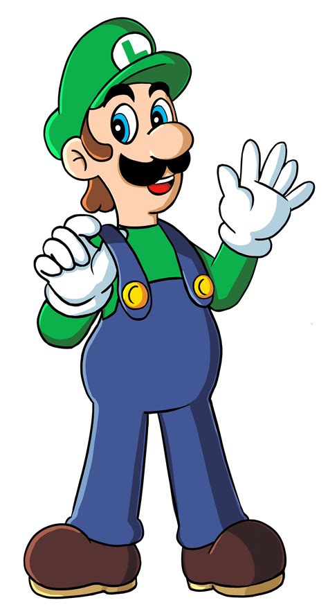 Luigi- Original art style by Laurence-L on DeviantArt