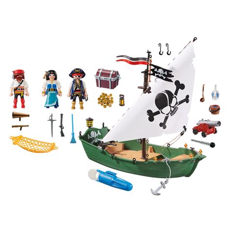 Buy Playmobil: Pirate Ship with Underwater Motor at Mighty Ape Australia