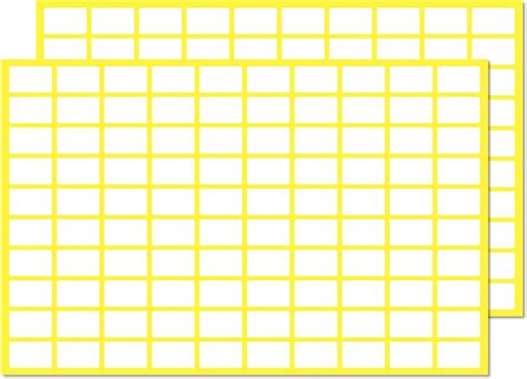 13 x 8 mm, 2000 Pack, Matte White Sticky Labels Stickers – BigaMart