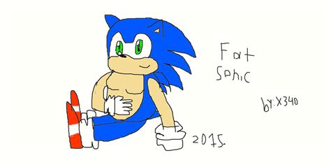 Sonic The Fat by Superx340 on DeviantArt
