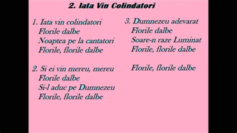 Iata vin colindatori - vocea 2 - YouTube