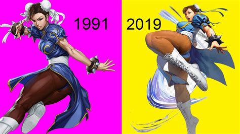 Evolution of CHUN LI (Street Fighter) 1991 to 2019 - YouTube