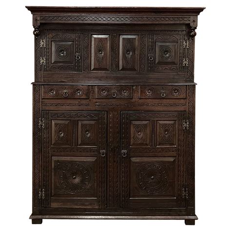 19th Century, French Renaissance Walnut Cabinet For Sale at 1stDibs